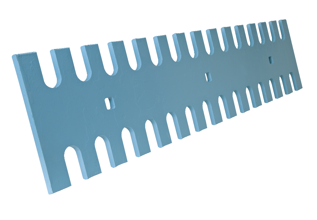 Serrated gravel edge