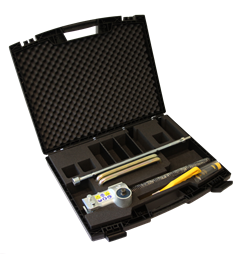 Geared mounting tool with case